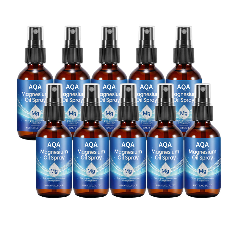 AQA™ Pure Magnesium Oil Spray — Instant Support for Your Body & Mind