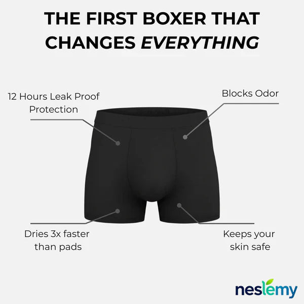 🌿Confidence, Crafted for You Men’s Washable Leak-Proof Underwear — Where Dignity Meets Everyday Comfort