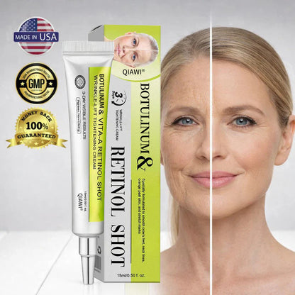 Final 3 Hours: 70%OFF🔥 QIAWI™ Botulinum & Vita-A Retinol Shot Wrinkle-Lift Tightening cream✨