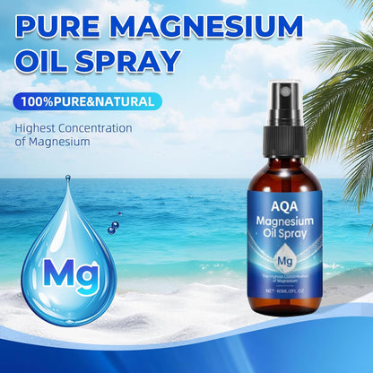 AQA™ Pure Magnesium Oil Spray — Instant Support for Your Body & Mind