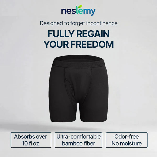 🌿Confidence, Crafted for You Men’s Washable Leak-Proof Underwear — Where Dignity Meets Everyday Comfort