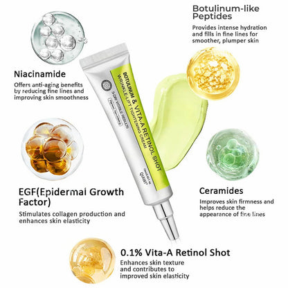 Final 3 Hours: 70%OFF🔥 QIAWI™ Botulinum & Vita-A Retinol Shot Wrinkle-Lift Tightening cream✨
