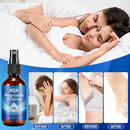 AQA™ Pure Magnesium Oil Spray — Instant Support for Your Body & Mind